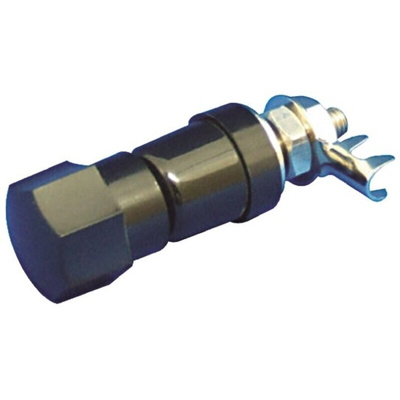 Sato Parts Black Terminal Post, 600V, 30A, M5 x 0.8 Thread