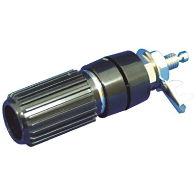 Sato Parts Black Terminal Post, 250V, 30A, M5 x 0.8 Thread
