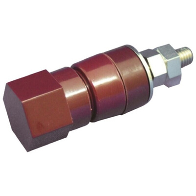 Sato Parts Red Terminal Post, 600V, 50A, M8 x 1.25 Thread