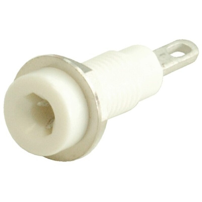 Sato Parts White Terminal Post, 5A, M6 x 0.75 Thread
