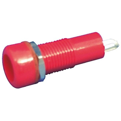 Sato Parts Red Terminal Post, 30V, 5A, M8 x 0.75 Thread