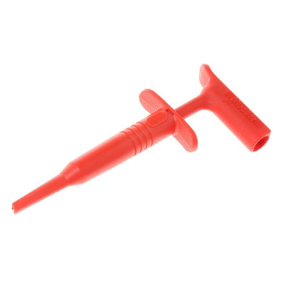 Mueller Electric Red Hook Clip, 15A, 1kV, 4mm Socket