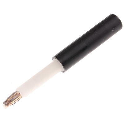 Staubli Black, Male to Female Test Connector Adapter With Brass contacts and Silver Plated - Socket Size: 4mm