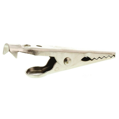 Mueller Electric Crocodile Clip, Nickel-Plated Steel Contact, 5A
