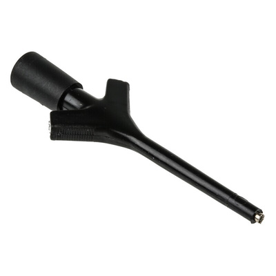 Hirschmann Test & Measurement Black Grabber Clip with Pincers, 2A, 30 V ac, 60 V dc