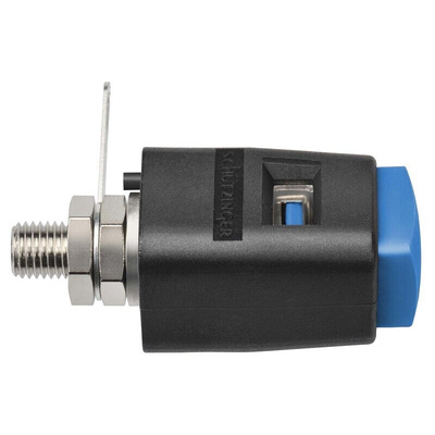 Schutzinger 6.2mm Blue Terminal Post, 33V dc, 16A, M6 Thread