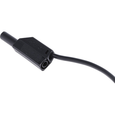 Staubli, 32A, 1 kV, Black, 1m Lead Length