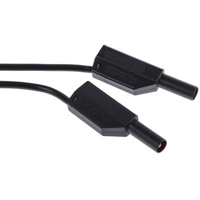 Staubli, 32A, 1 kV, Black, 1m Lead Length