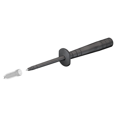 Staubli Spring Loaded Test Probe, 4mm Tip, 1kV, 4mm Socket, 1A