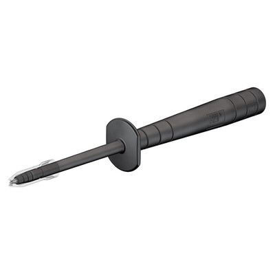 Staubli Spring Loaded Test Probe, 4mm Tip, 1kV, 4mm Socket, 1A