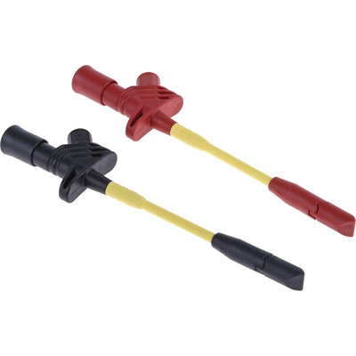 Hirschmann Test Lead Kit With Crocodile Clip, Probe Tip x 2, Test Lead x 2, Test Tip x 2