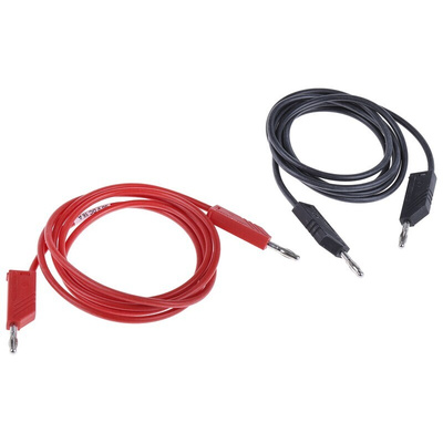 Hirschmann Test Lead Kit With Crocodile Clip, Probe Tip x 2, Test Lead x 2, Test Tip x 2