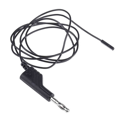 Hirschmann Test & Measurement, 3A, 60V dc, Black, 1m Lead Length
