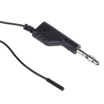 Hirschmann Test & Measurement, 3A, 60V dc, Black, 1m Lead Length