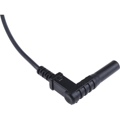 RS PRO Black Test Lead Extension Reel, 50m Cable Length, CAT II 1000 V safety category