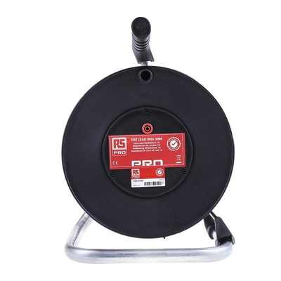 RS PRO Red Test Lead Extension Reel, 50m Cable Length, CAT II 1000 V safety category