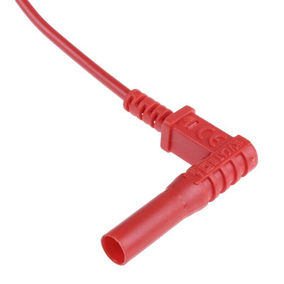 RS PRO Red Test Lead Extension Reel, 50m Cable Length, CAT II 1000 V safety category
