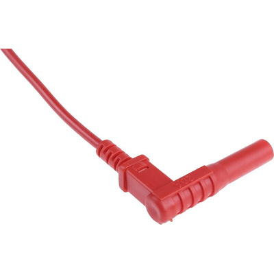 RS PRO Red Test Lead Extension Reel, 50m Cable Length, CAT II 1000 V safety category