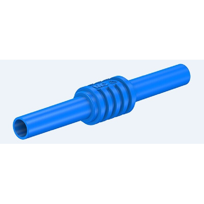 Staubli Blue, Female Banana Coupler With Brass contacts