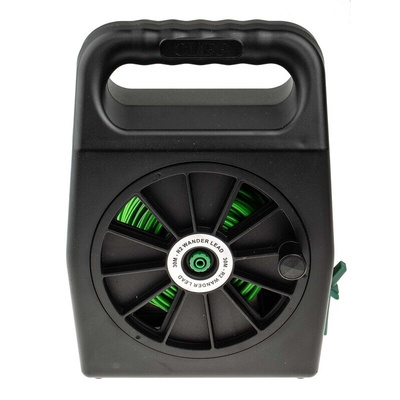 RS PRO Green Test Lead Extension Reel, 30m Cable Length, CAT II 1000V safety category