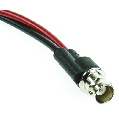Pomona BNC Test Lead, 150V ac, Black, Red, 130mm Lead Length