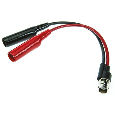 Pomona BNC Test Lead, 150V ac, Black, Red, 130mm Lead Length