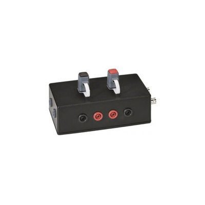 Schutzinger Black, Female Test Connector Adapter and Gold, Nickel Plated