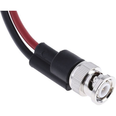 Pomona BNC Test Lead, 500V ac, Black, Red, 140mm Lead Length