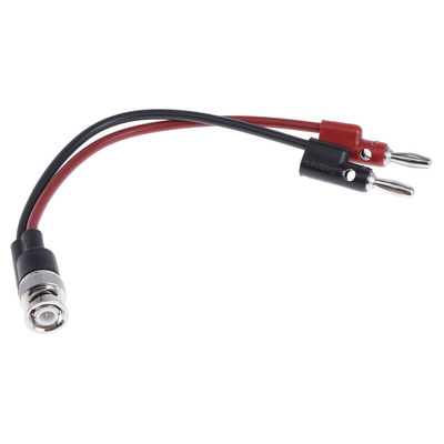 Pomona BNC Test Lead, 500V ac, Black, Red, 140mm Lead Length
