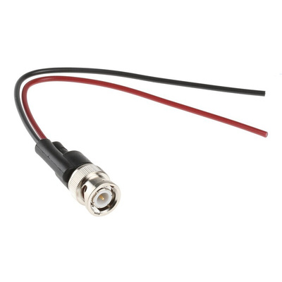 Pomona BNC Test Lead, 500V ac, Black, Red, 150mm Lead Length