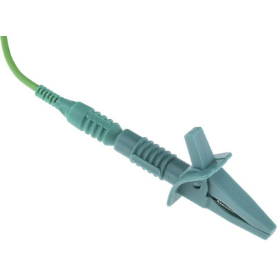 RS PRO Green Test Lead Extension Reel, 50m Cable Length, CAT III 600V safety category