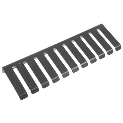 Pomona 4408/POM Black Test Lead Holder, 10 Slots, 8.13mm Cable Dia.
