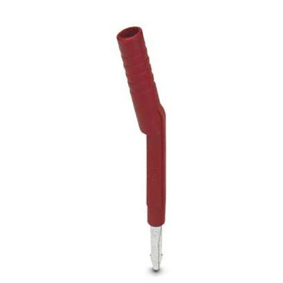 Phoenix Contact Red, Male Test Connector Adapter With Copper Alloy contacts