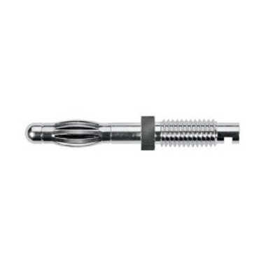 Schutzinger Banana adapter With Nickel Plated contacts and Nickel Plated