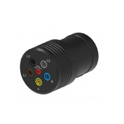 Schutzinger Black Test Connector Adapter With Brass contacts and Nickel Plated - Socket Size: 2mm