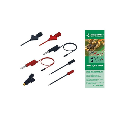 Hirschmann Test Lead & Connector Kit With Measuring Lead, Test Clips, Test Probes