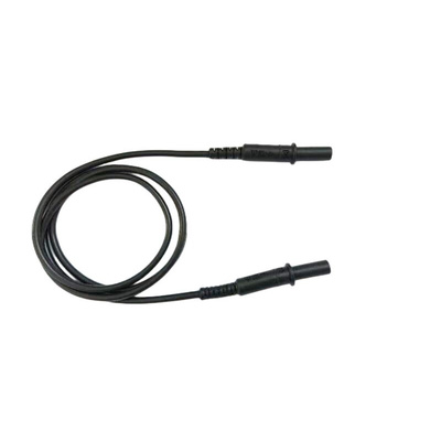 RS PRO Test Leads, 10A, 1000V, Black, 250mm Lead Length