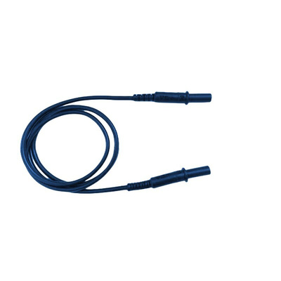 RS PRO Test Leads, 10A, 1000V, Blue, 1m Lead Length