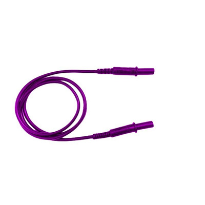 RS PRO Test Leads, 10A, 1000V, Purple, 250mm Lead Length