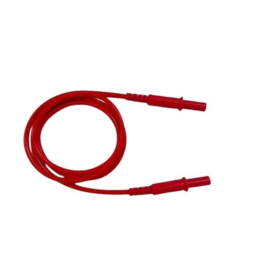 RS PRO Test Leads, 10A, 1000V, Red, 1.5m Lead Length