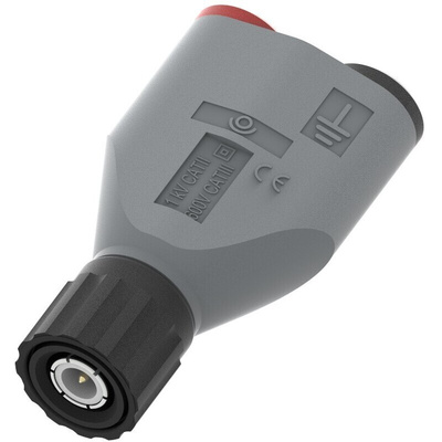Electro PJP Black, Grey, Red Test Connector Adapter With Gold Plated Brass, Nickel Plated Brass contacts and Nickel