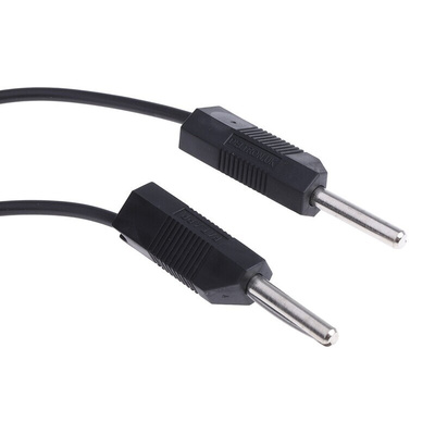 RS PRO Test Leads, 4A, 15V, Black, Red, 1m Lead Length