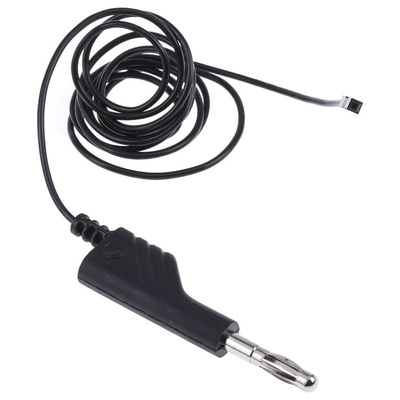 Hirschmann Test & Measurement, 3A, 60V dc, Black, 1m Lead Length