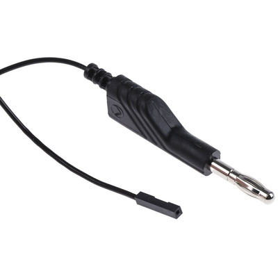 Hirschmann Test & Measurement, 3A, 60V dc, Black, 1m Lead Length