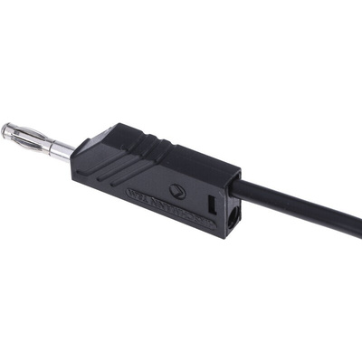 Hirschmann Test & Measurement, 32A, 60V dc, Black, 2m Lead Length
