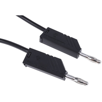 Hirschmann Test & Measurement, 32A, 60V dc, Black, 2m Lead Length