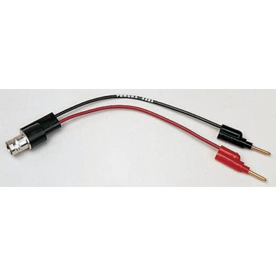 Fluke BNC Test Lead, 500V ac, Black, Red, 140mm Lead Length
