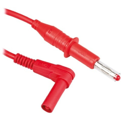 Staubli, 19A, 600V, Red, 1m Lead Length