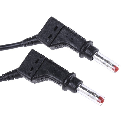 Staubli, 32A, 600V, Black, 1m Lead Length