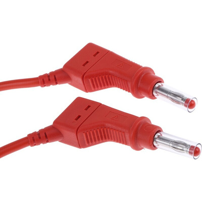 Staubli, 32A, 600V, Red, 500mm Lead Length